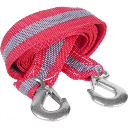 Трос буксировочный ЗУБР &quot;МАСТЕР&quot;, 2 крюка, сумка, 4м, 3,5т 61210-3.5 купить в Нефтеюганске