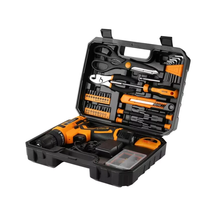 Дрель аккумуляторная DEKO Banger 12V + набор инструмента 93 предмета, 063-4167 купить в Нефтеюганске