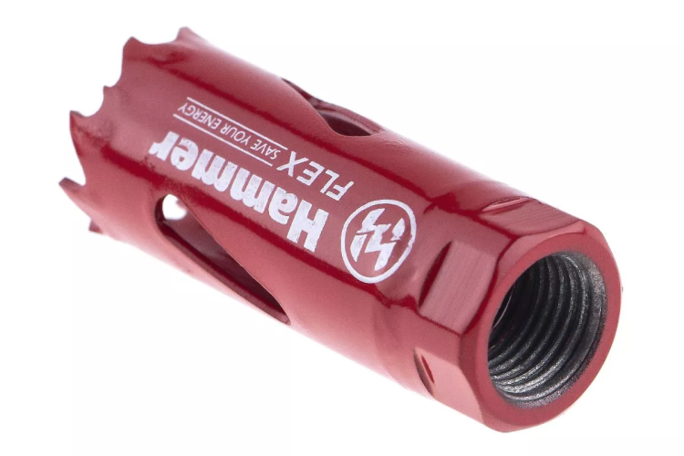 Коронка биметаллическая HAMMER Ф20х38мм 1/2" BiMETALL (224-002) купить в Нефтеюганске