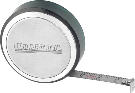 Рулетка KRAFTOOL, SuperKompakt, корпус из нержавеющей стали, 2мх8мм 34147-02 купить в Нефтеюганске