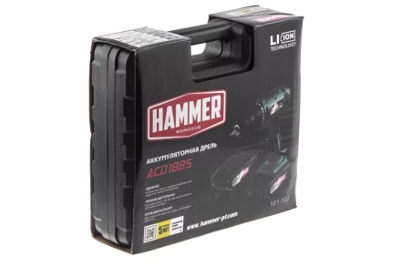 Дрель аккумуляторная HAMMER ACD18BS купить в Нефтеюганске