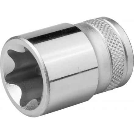 Торцовая головка KRAFTOOL &quot;INDUSTRIE QUALITAT&quot;, Cr-V, внешний TORX, хромосатинированная, 1/2&quot;, Е 24 27810-24_z01 купить в Нефтеюганске