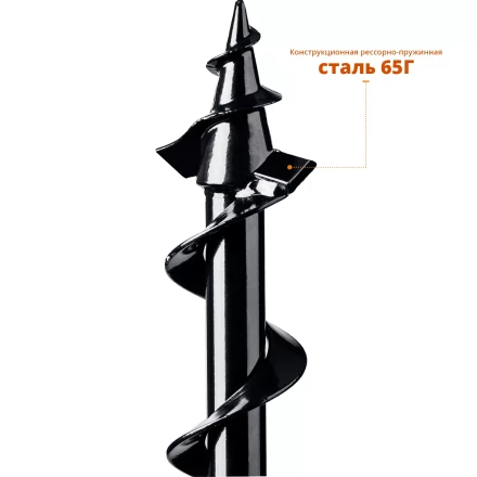 ЗУБР d 60 мм, грунт, шнек для мотобуров (7051-6) купить в Нефтеюганске