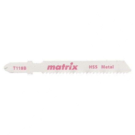 Полотна для электролобзика по металлу 3 штук T118B 50x2мм HSS MATRIX 78229 купить в Нефтеюганске