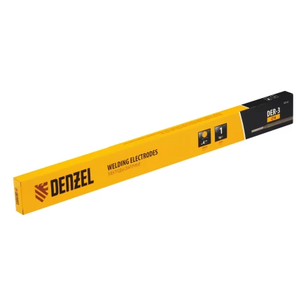 Электроды DER-3, диам. 4 мм, 1 кг, рутиловое покрытие// Denzel 97512 купить в Нефтеюганске