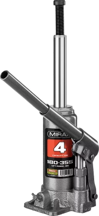 Домкрат гидравлический бутылочный, 4т, 180-355 мм, MIRAX 43260-4 43260-4 купить в Нефтеюганске