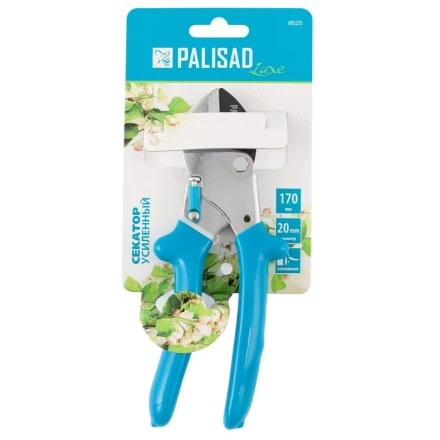 Секатор с наковальней Palisad, 170 мм, усиленный, рукоятки в ПВХ-оболочке, Luxe 605235 купить в Нефтеюганске