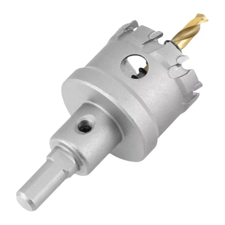 Коронка по металлу твердосплавная, 41 мм Denzel 724013 купить в Нефтеюганске