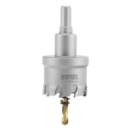 Коронка по металлу твердосплавная, 41 мм Denzel 724013 купить в Нефтеюганске