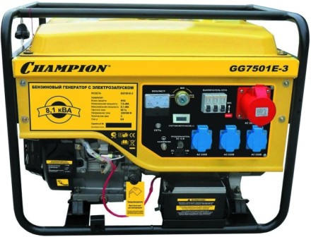 Генератор бензиновый CHAMPION GG7501E купить в Нефтеюганске