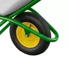 Тачка садово-строительная усиленная грузоподъемность 200 кг объем 90 л 689883 купить в Нефтеюганске