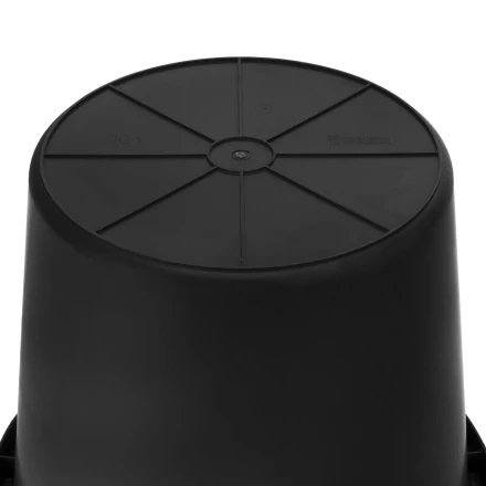 Ведро строительное пластмассовое Сибртех 81480, 20 л, высокопрочное с носиком купить в Нефтеюганске