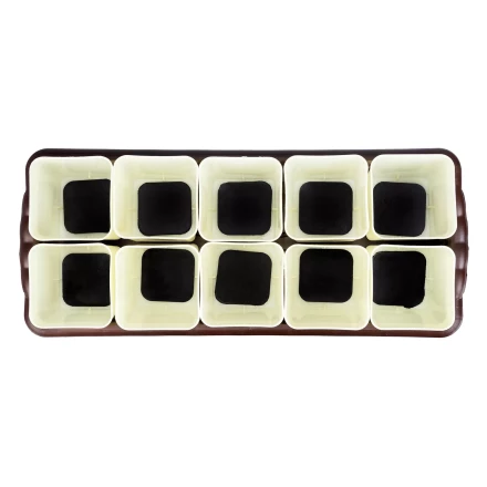 Набор для рассады Palisad 643451, поддон 444х185х82 мм, 10 горшочков по 460 мл. с выдвижным дном купить в Нефтеюганске