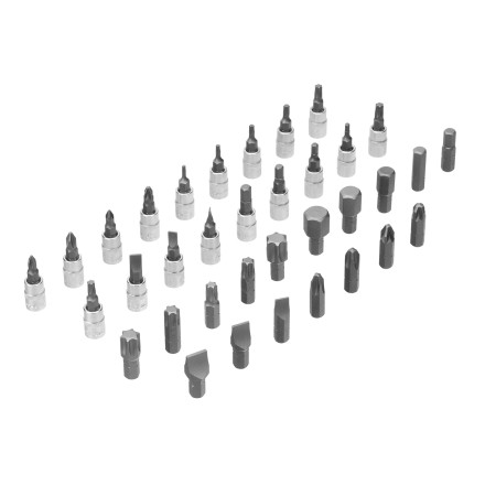 Набор инструментов Denzel 15814, 1/2&quot;, 1/4&quot;, CrV, S2, пластиковый кейс, 109 предметов купить в Нефтеюганске