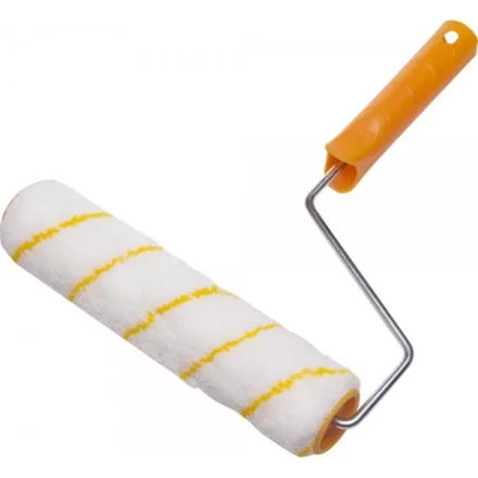 Валик GIRPAINT ПОЛИАКРИЛ малярный в сборе, ворс 12мм, бюгель 6мм, 40х240мм, STAYER Master 0315-24 купить в Нефтеюганске