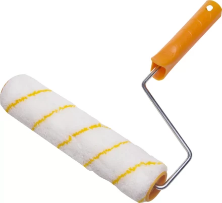 Валик GIRPAINT ПОЛИАКРИЛ малярный в сборе, ворс 12мм, бюгель 6мм, 40х240мм, STAYER Master 0315-24 купить в Нефтеюганске