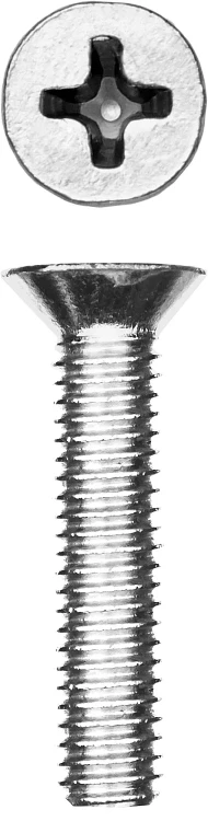Винт DIN 965, M4 x 20 мм, 17 шт, кл. пр. 4.8, оцинкованный, ЗУБР 303116-04-020 купить в Нефтеюганске