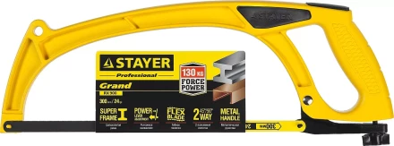Ножовка по металлу STAYER RX900-GRAND, цельнолитая с профилем двутавр, 300 мм 15812 купить в Нефтеюганске