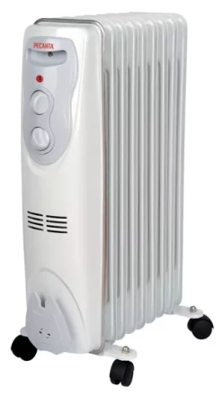 Маслянный радиатор обогреватель электрический Ресанта ОМ-9Н купить в Нефтеюганске