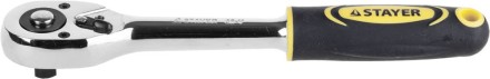 Трещотка для торцовых головок STAYER &quot;PROFI&quot;, Сr-V сталь, 45 зубцов, 3/8&quot; 27786-3/8 купить в Нефтеюганске