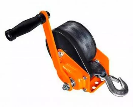 Лебедка ручная барабанная с тормозом Magnus-Profi LRT-500, 500 кг, лента 10 м купить в Нефтеюганске