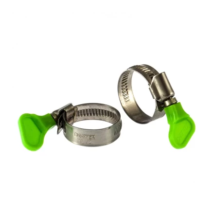 Хомуты металлические червячные 20-32 мм ширина 12 мм W4 с ключом 2 шт Сибртех 476513 купить в Нефтеюганске