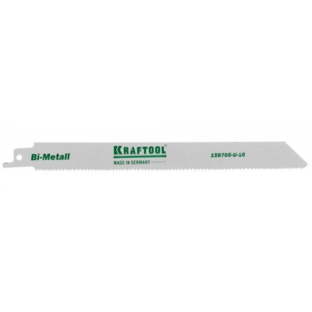 Полотно KRAFTOOL &quot;INDUSTRIE QUALITAT&quot;, S1122VF, для эл/ножовки, Bi-Metall, по металлу, дереву, шаг 1,8-2,5мм, 180мм 159705-U-18 купить в Нефтеюганске