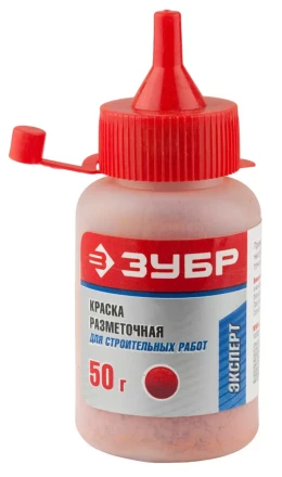 Краска ЗУБР разметочная для строительных работ, красная, 50г 4-06405-2_z01 купить в Нефтеюганске