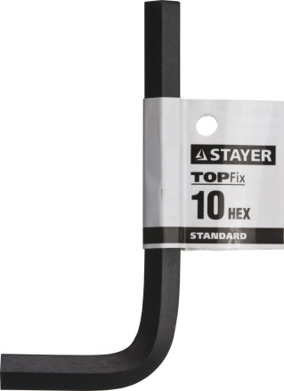 Ключ имбусовый STAYER &quot;STANDARD&quot;, сталь, черный, 10мм 27405-10 купить в Нефтеюганске