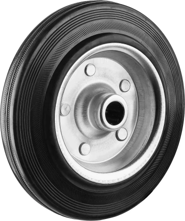 ЗУБР d 200 мм, г/п 185 кг, игольчатый подшипник, резина/металл, колесо, Профессионал (30936-200) купить в Нефтеюганске