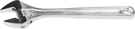 Ключ ЗУБР &quot;ЭКСПЕРТ&quot; разводной,Cr-V,хромир покрытие,эргоном рукоятка,увелич зев,угол наклона губок 15град,300мм/12&quot;,38мм 27260-30 купить в Нефтеюганске