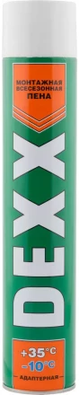 Пена монтажная, адаптерная, всесезонная, 750мл, DEXX 41123 купить в Нефтеюганске