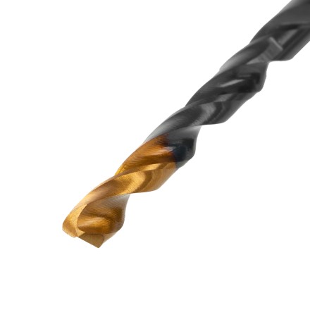 Набор сверл по металлу, 1,5-6,5 мм, HSS-Tin, Golden Tip, 13 шт Denzel 72318 купить в Нефтеюганске