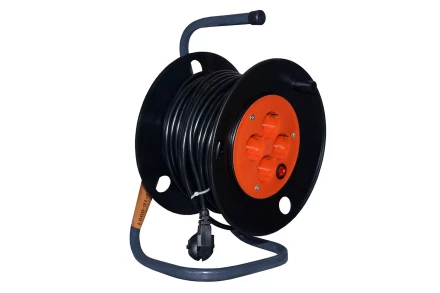 Удлинитель электрический силовой катушка 40м 4 роз ЭНКОР 1/2 69603 купить в Нефтеюганске