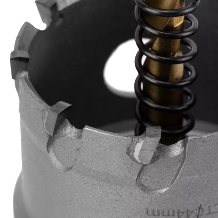 Коронка по металлу твердосплавная, 44 мм Denzel 724014 купить в Нефтеюганске