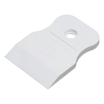 Шпатель, белая резина, 40 мм Россия Сибртех 85831 купить в Нефтеюганске