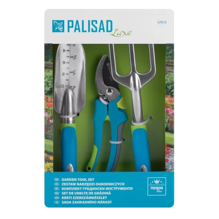 Набор садового инструмента с секатором Palisad 629018, алюминиевый цельнолитой, 3 предмета, LUXE купить в Нефтеюганске