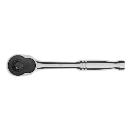 Ключ-трещотка 1/4&quot; Gross 14050, CrV, 120 зубьев, цельнометаллический, хром купить в Нефтеюганске