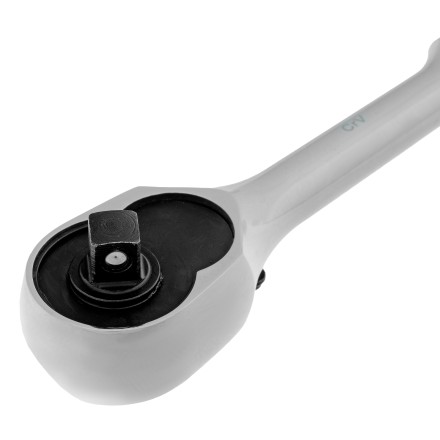 Ключ-трещотка 1/4&quot; Gross 14050, CrV, 120 зубьев, цельнометаллический, хром купить в Нефтеюганске