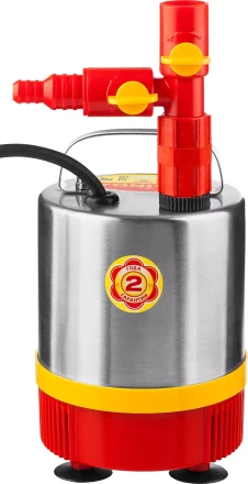 Насос GRINDA фонтанный д/чистой воды, нерж. сталь, 3 насадки, пропуск. способ. 1400 л/ч, высота подачи воды 1,9 м, 38 Вт GFPP-23-1.9 купить в Нефтеюганске