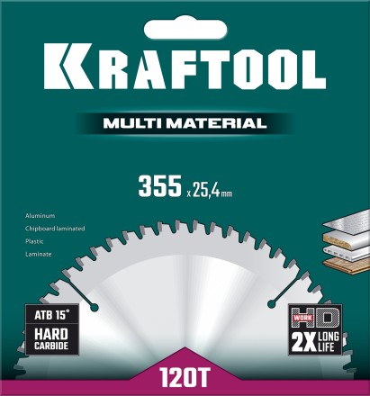 Диск пильный Multi Material, повышенный ресурс 36953-355-25.4 купить в Нефтеюганске