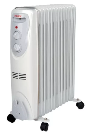 Маслянный радиатор обогреватель электрический Ресанта ОМ-12Н купить в Нефтеюганске