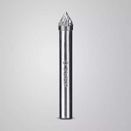 Зубр Твердосплавная борфреза J - зенкер с вершиной 60°, 6 х 5 мм (28808-6-5) купить в Нефтеюганске