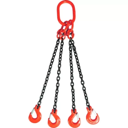 Строп цепной TOR 4СЦ г/п 3,15 т 9,0 м с самозакрывающимися крюками 1018346 купить в Нефтеюганске