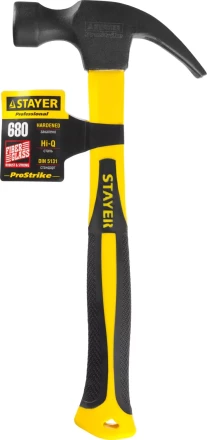 Молоток-гвоздодер &quot;Fiberglass&quot;, 680г, STAYER Professional 2026_z01 купить в Нефтеюганске