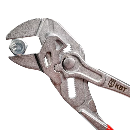 Клещи переставные — гаечный ключ КВТ 180 мм с кнопочной самофиксацией (82147) купить в Нефтеюганске