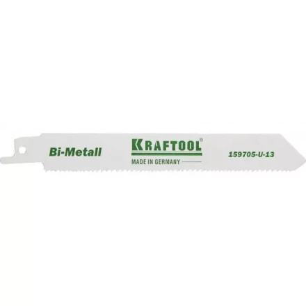 Полотно KRAFTOOL &quot;INDUSTRIE QUALITAT&quot;, S922VF, для эл/ножовки, Bi-Metall, по металлу, дереву, шаг 1,8-2,5мм, 130мм 159705-U-13 купить в Нефтеюганске