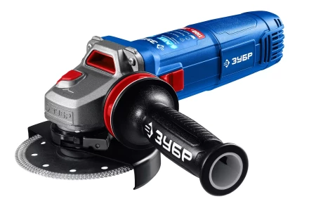 ЗУБР 1100 Вт, d125 мм, УШМ, регулировка оборотов, фланец МИГ, Профессионал (УШМ-П125-1105 Э) купить в Нефтеюганске