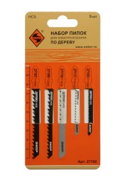 Набор пилок по дереву 5 шт. 27192