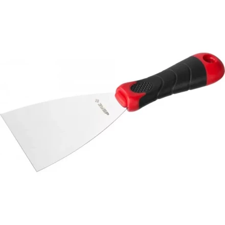 Шпатель ЗУБР "МАСТЕР", профилированное нержавеющее полотно, 2к ручка, 80мм 10072-08 купить в Нефтеюганске